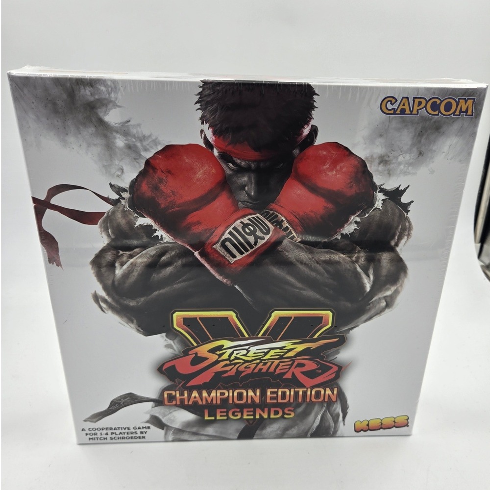 Street Fighter V Champion Edition Legends Board Game Kess Capcom New Sealed